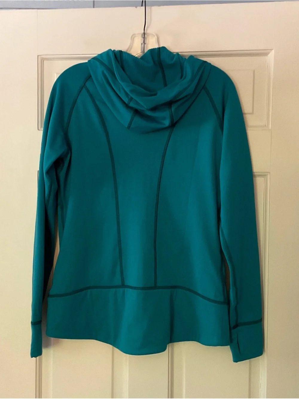 Eddie Bauer First Ascent Women’s Waffle Knit Thermal Hoodie Hooded Jacket Blue M